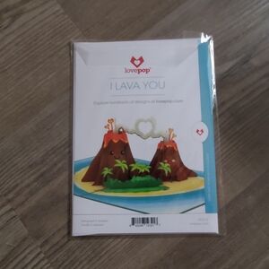 Lovepop 'I Lava You' Pop-Up Card